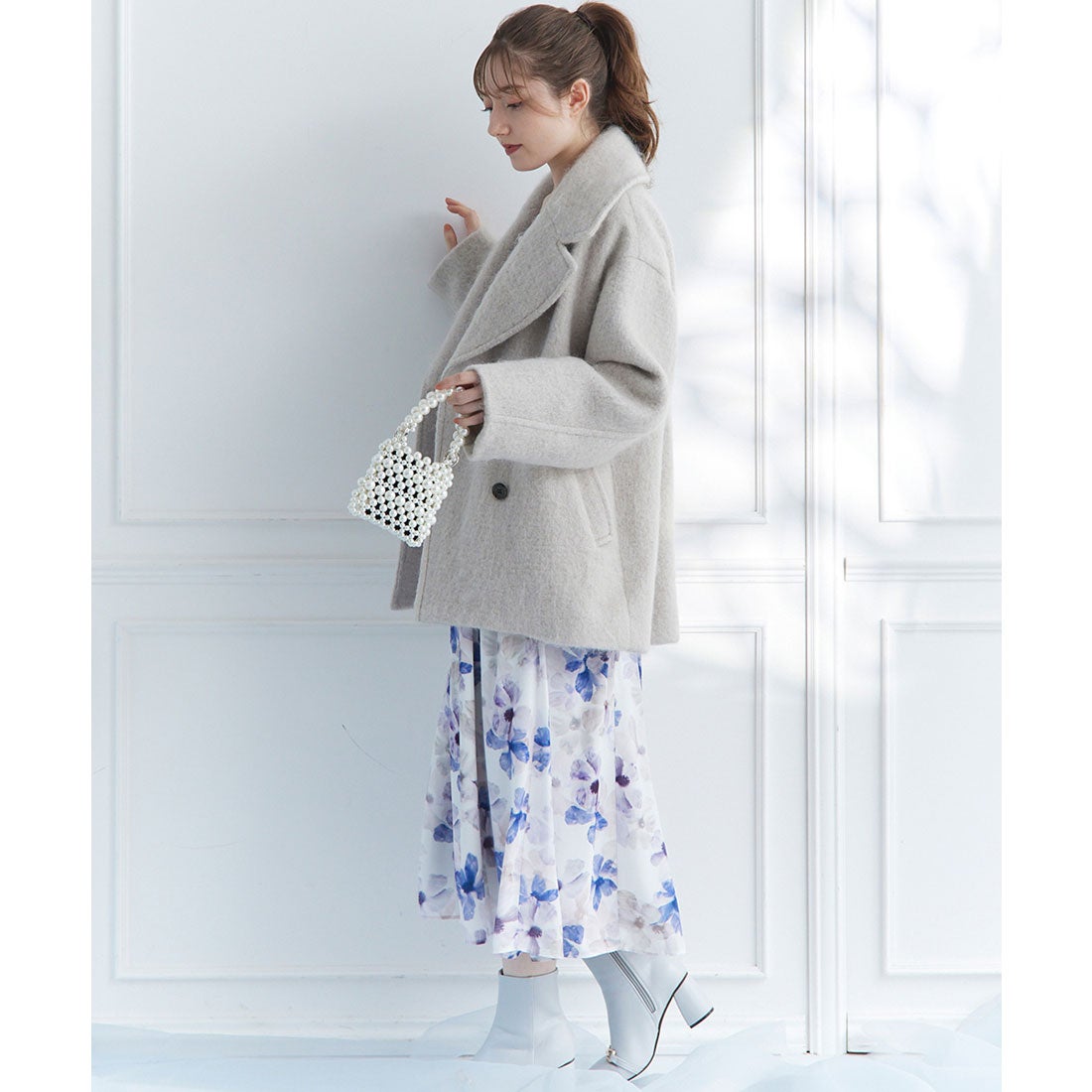 トゥエルブアジェンダ 12Twelve Agenda モヘヤシャギーPコート