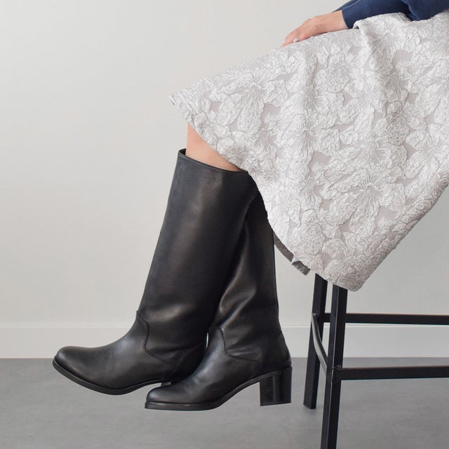 コルソローマ ノーヴェ CORSO ROMA 9 ラウンドトウバックジップロング