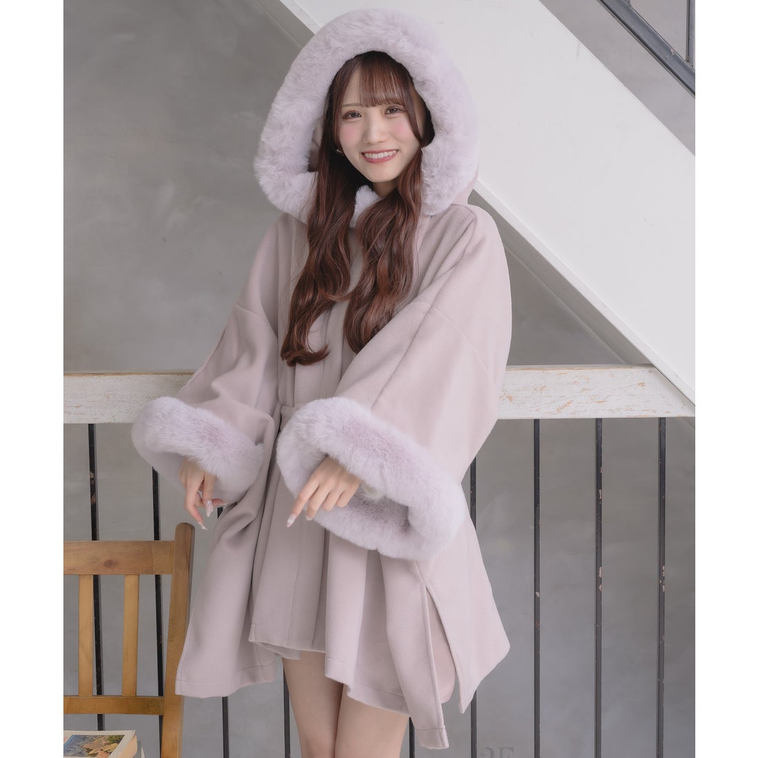 クチュールバイロジータ couture BY ROJITA ファーケープコート