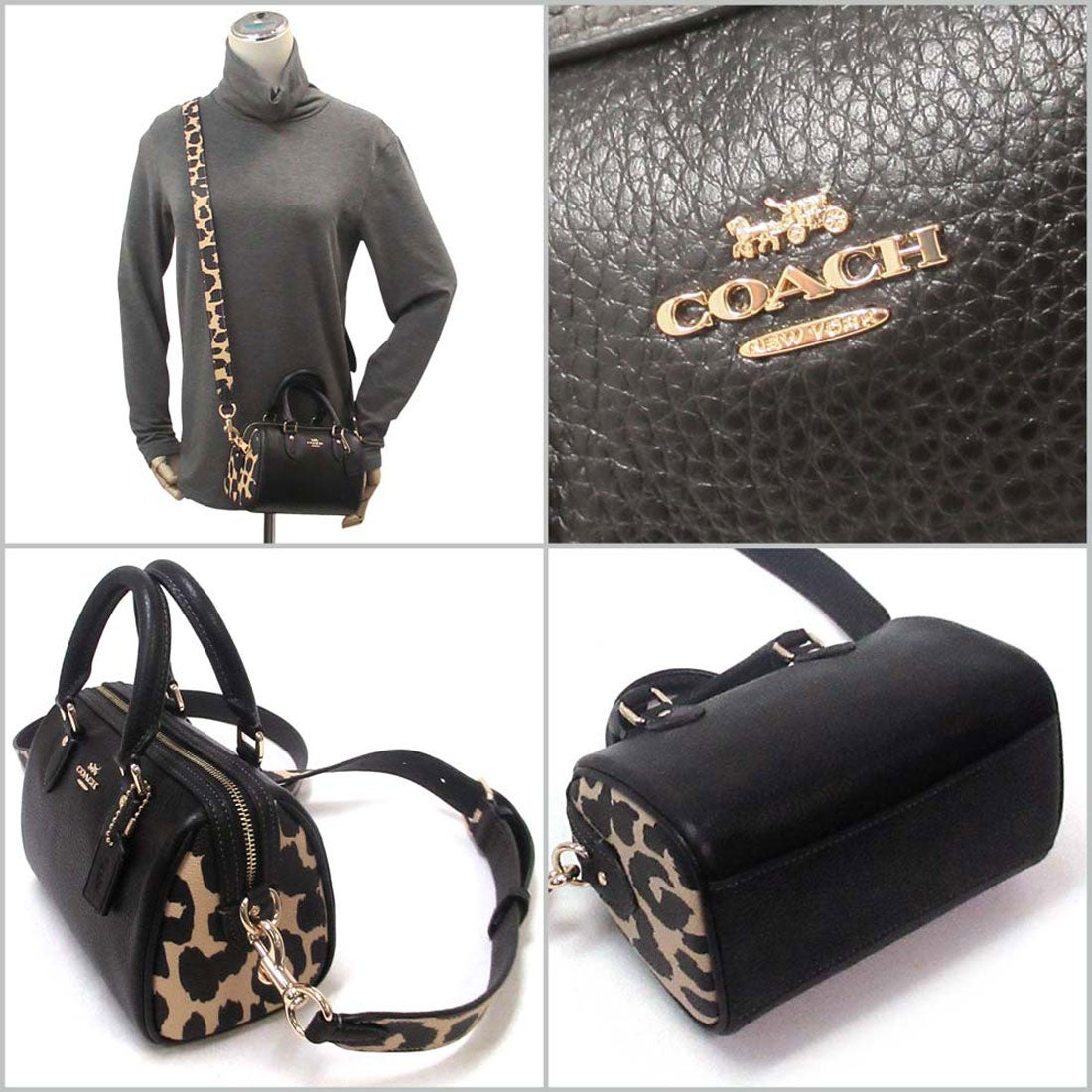 コーチ COACH コーチ レザーバッグ COACH アウトレット ミニ ローアン