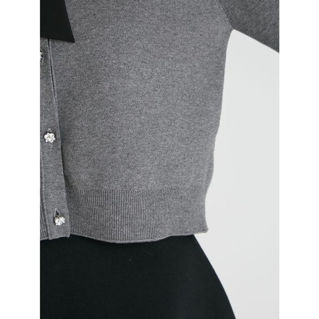 セルフォード CELFORD デタッチャブル総針カーディガン （BLK