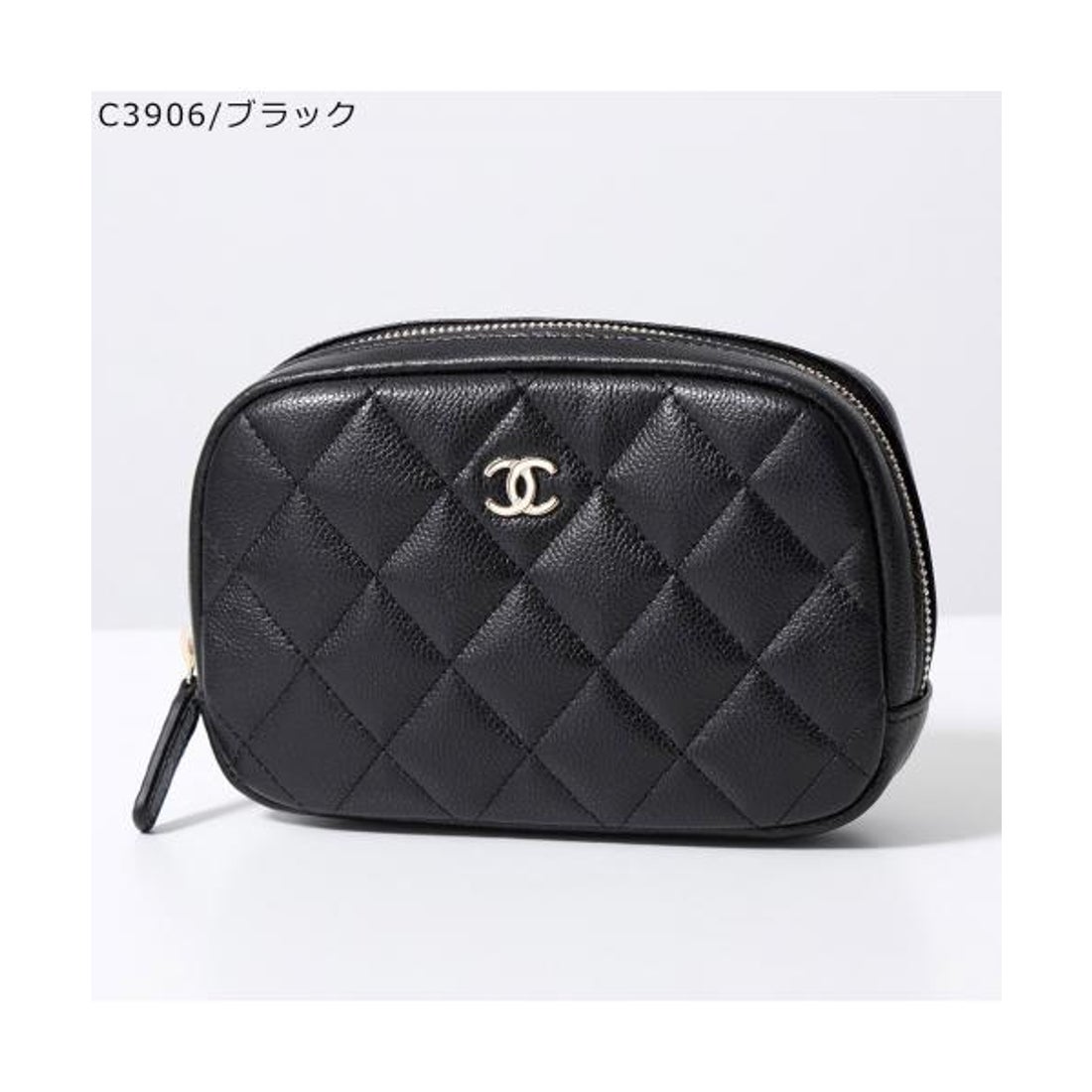 シャネル CHANEL CHANEL ポーチ A80909 B10583 マトラッセ ココマーク