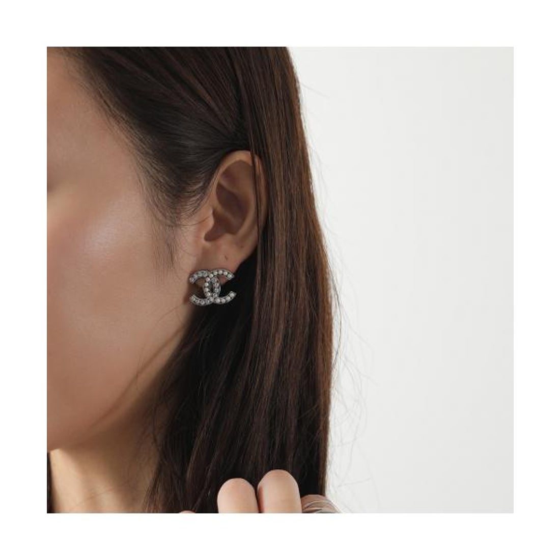 シャネル CHANEL CHANEL ピアス ABG201 B21707 ココマーク ライン