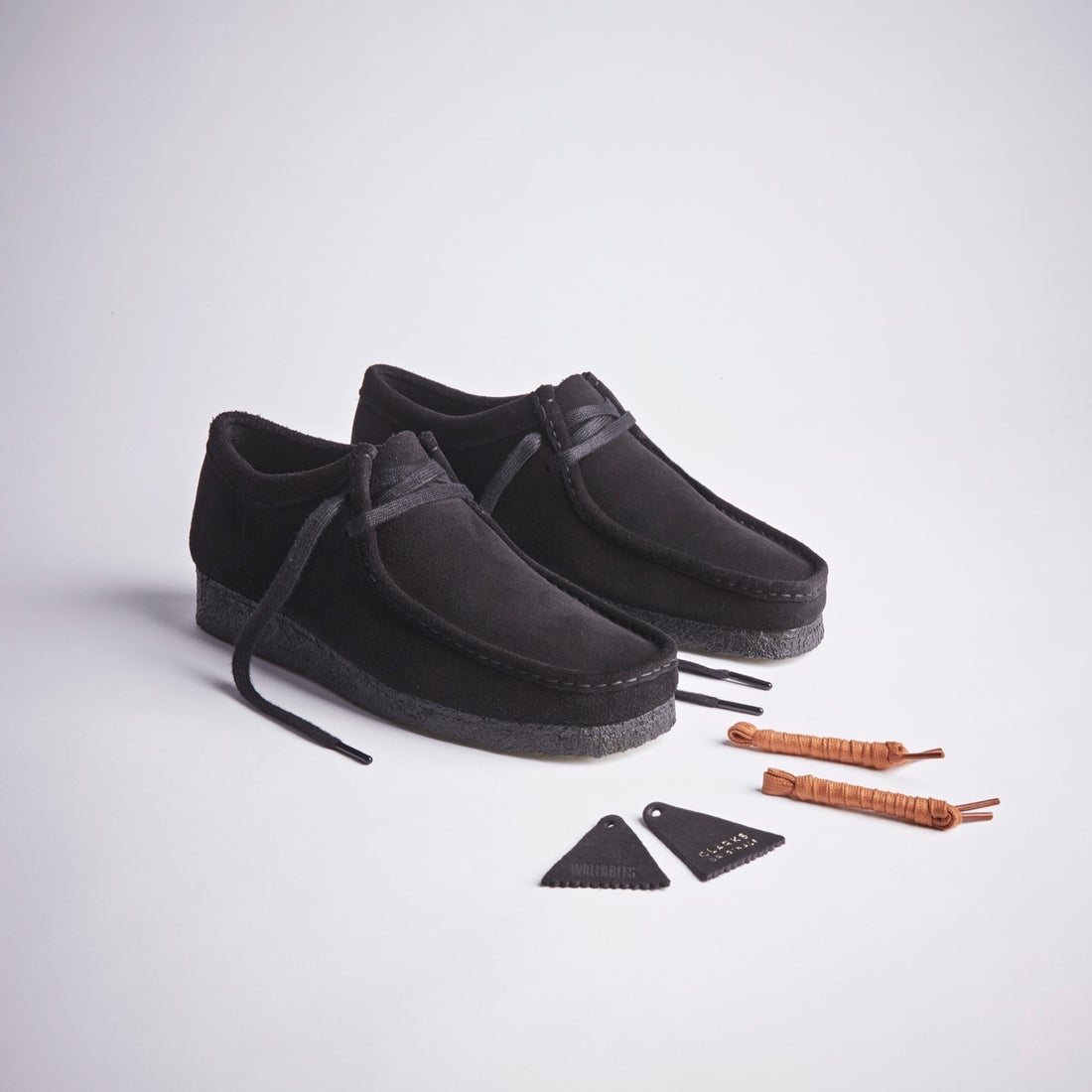 Wallabee / メンズ ワラビー（ブラックスエード） -Clarks (クラークス