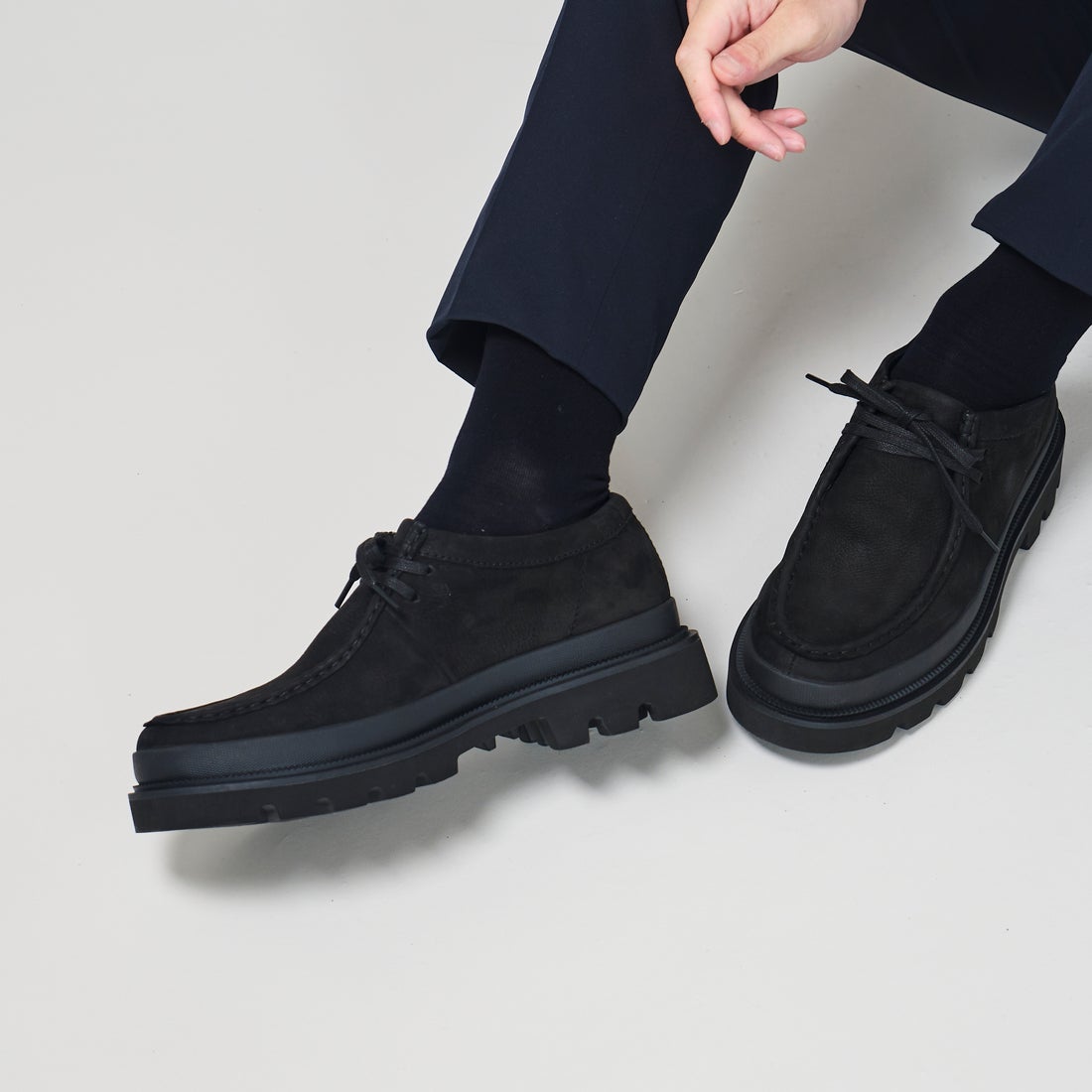 Clarks Badell Seam / バデルシーム （ブラックヌバック