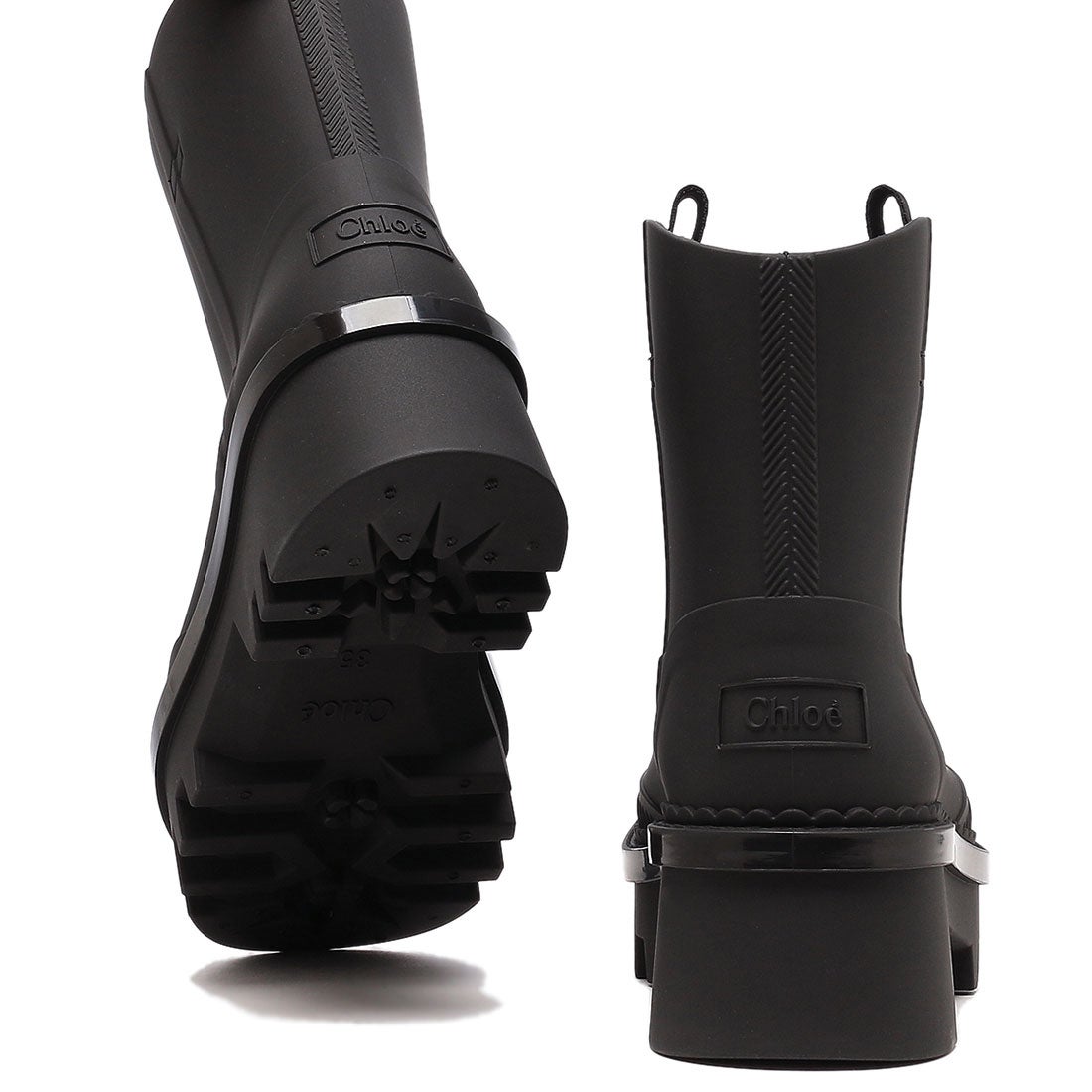 クロエ Chloe ブーツ レイナ レインブーツ ブラック レディース CHLOE
