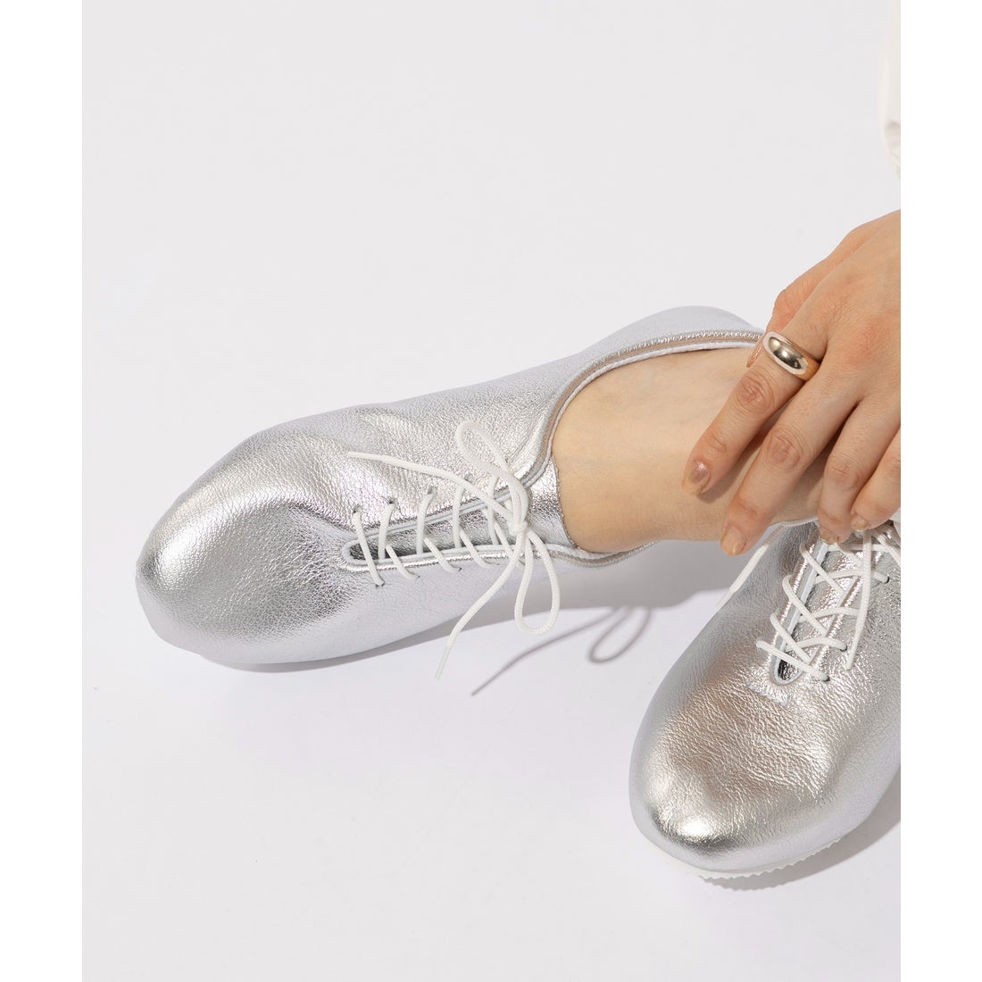 クラウン CROWN DANCE JAZZ フラットシューズ 本革 リアルレザー