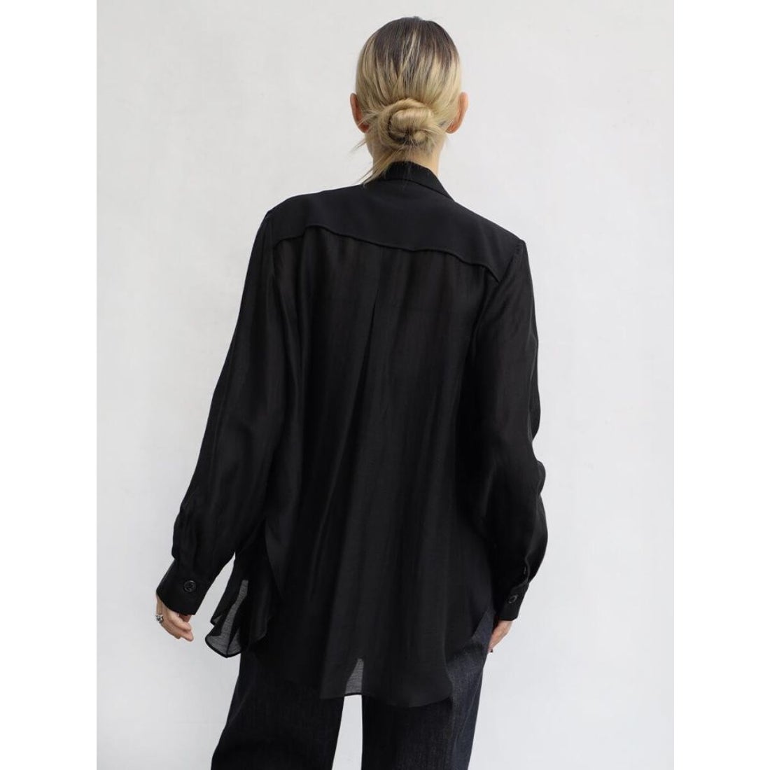 アーガ Aga シアードッキングシャツジャケット （ブラック