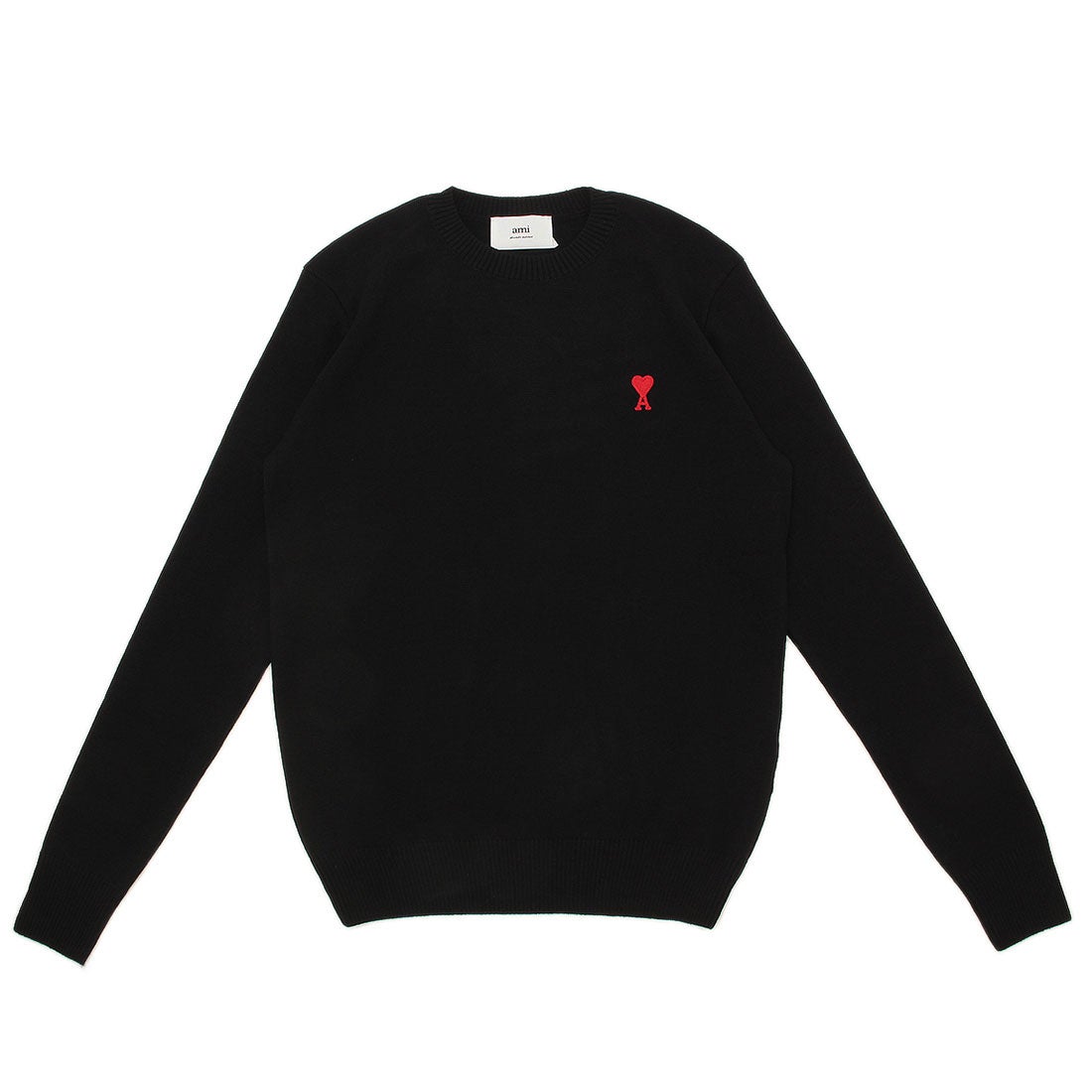 アミパリス Ami Paris ニット セーター ブラック メンズ AMI PARIS