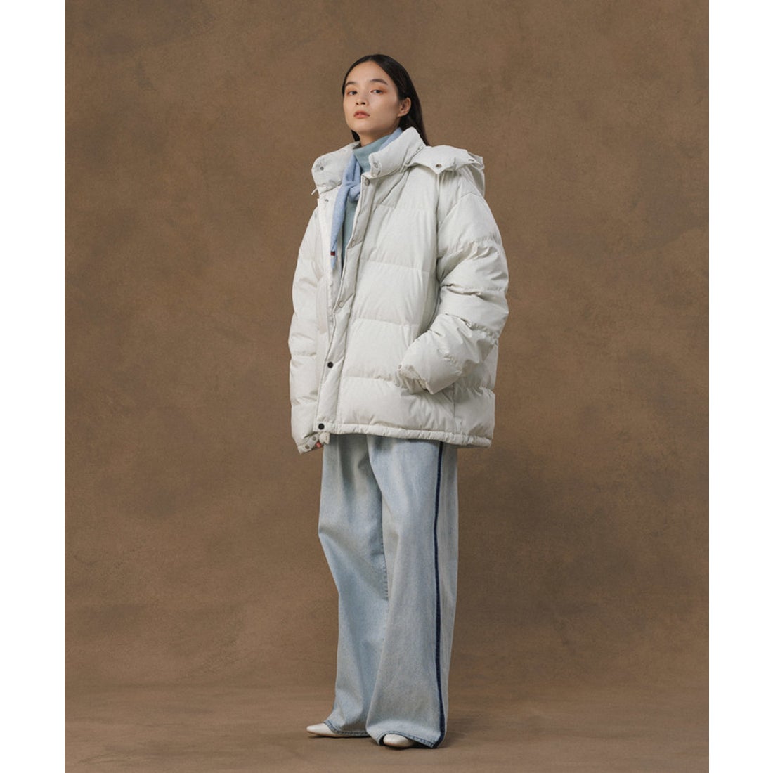 アダム エ ロペ ADAM ET ROPE' ALLIED クラシックダウン （グレー（07