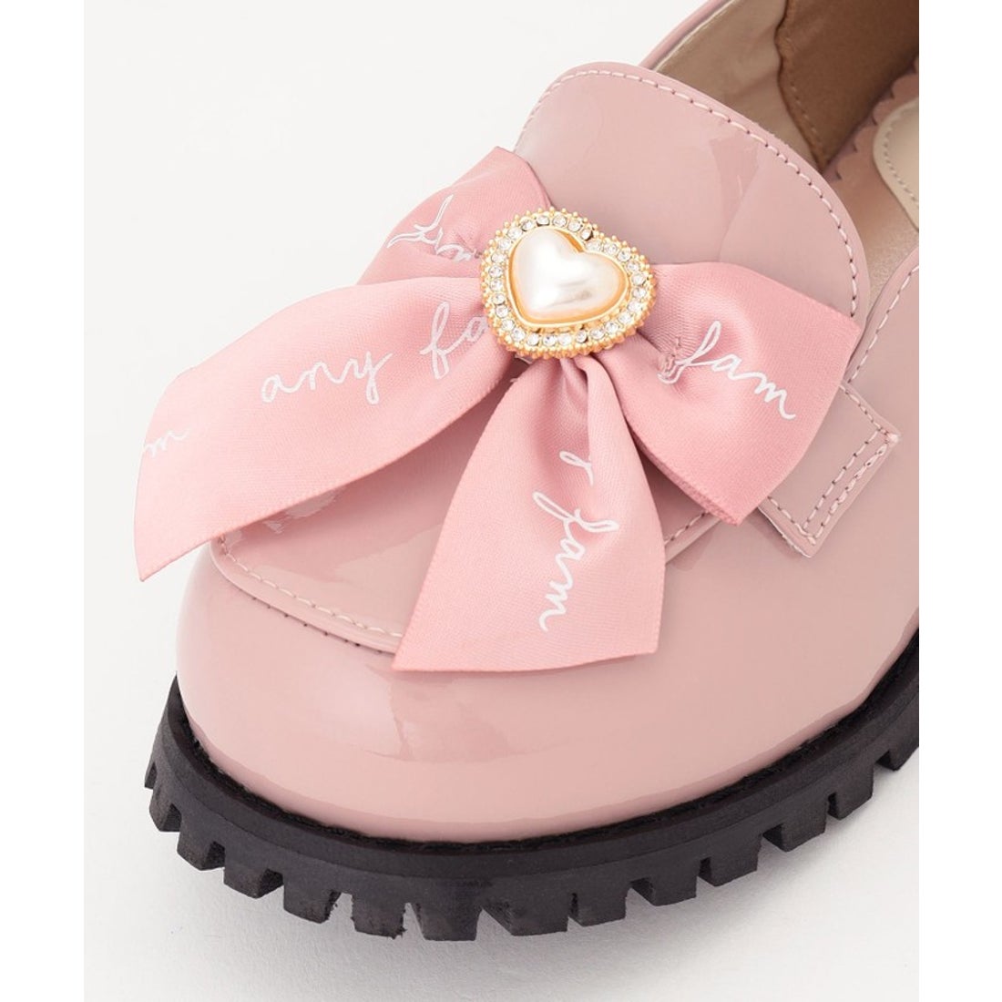 エニィ ANY リボン ローファー （ピンク） - ファッション通販