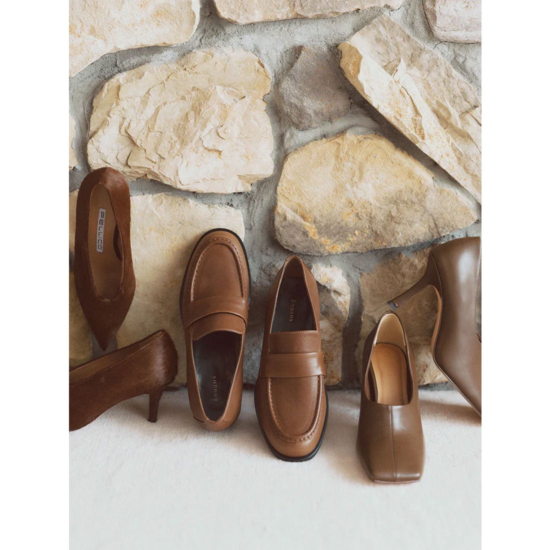 アニュアンス anuans レザーローファー （BLACK） -靴＆ファッション