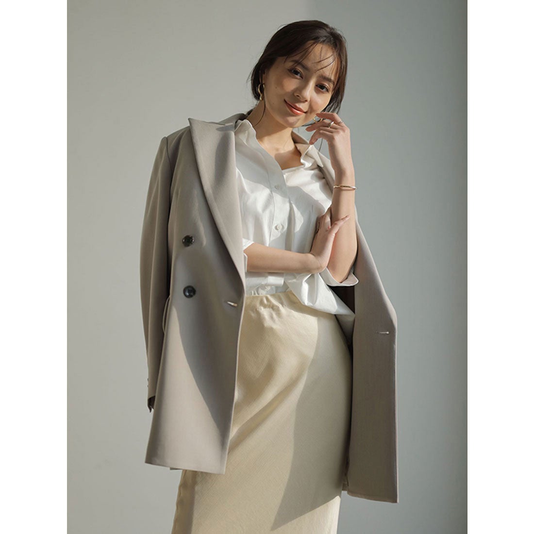 アニュアンス anuans スタンダードシャツ （YELLOW） -靴