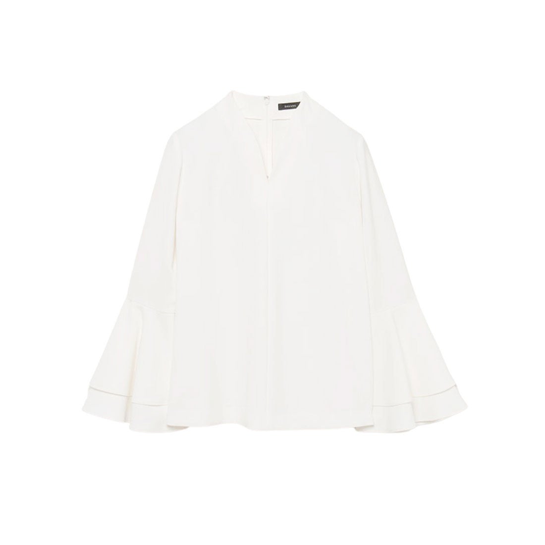 アニュアンス anuans ラッフルスリーブブラウス （BEIGE