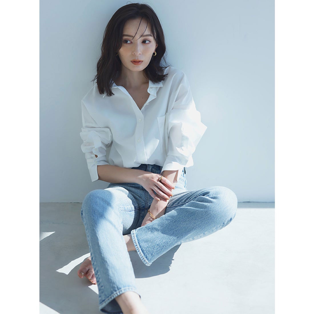 アニュアンス anuans 【25AW】スタンダードシャツ （SAX