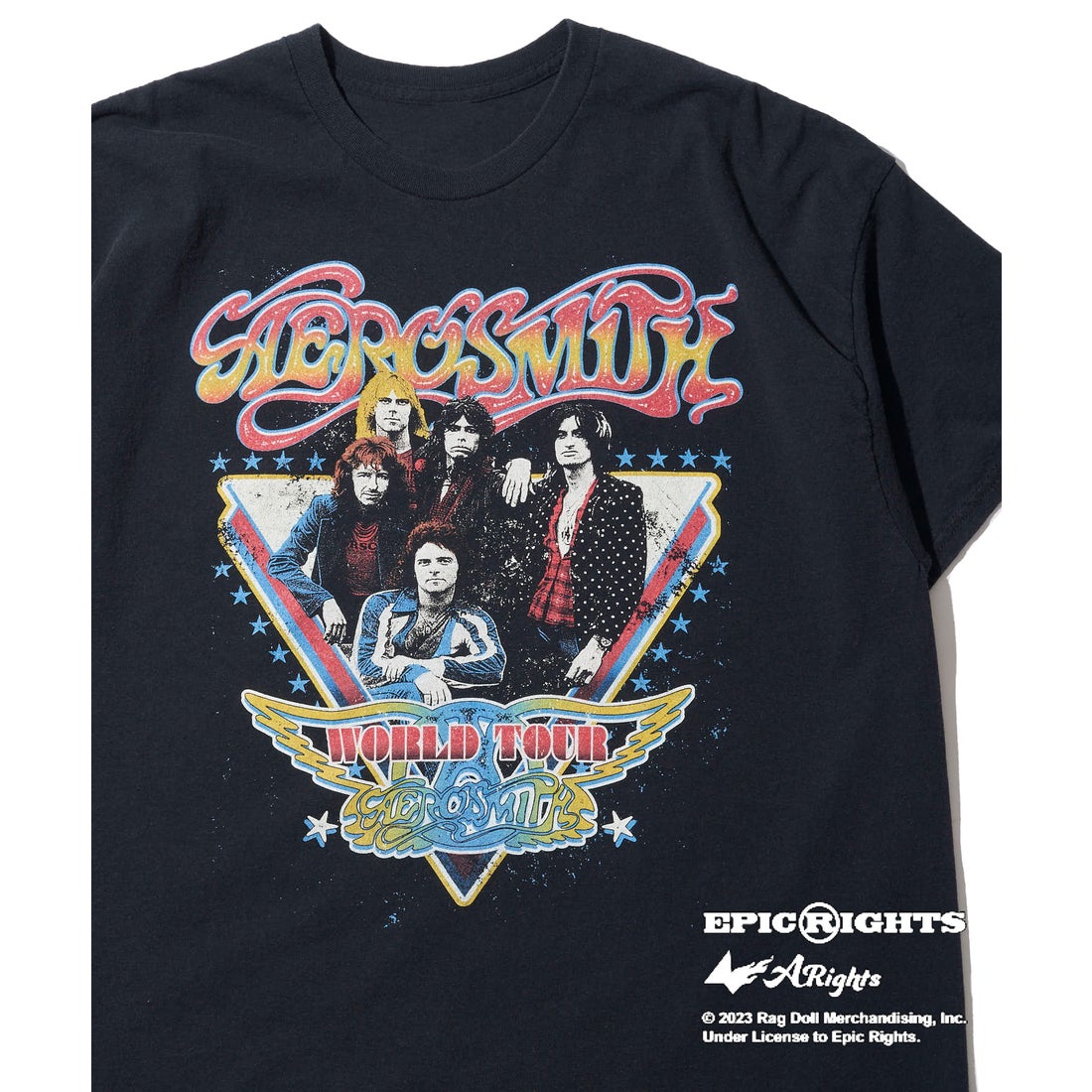 アドポーション ADPOSION ヴィンテージ加工 バンドTシャツ / AEROSMITH
