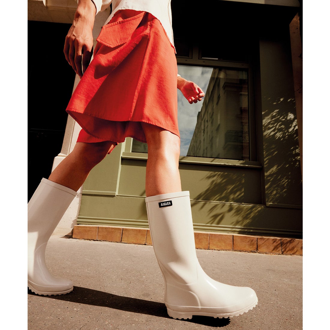 エーグル AIGLE エリオサ ラバーブーツ （ナチュラル） -靴