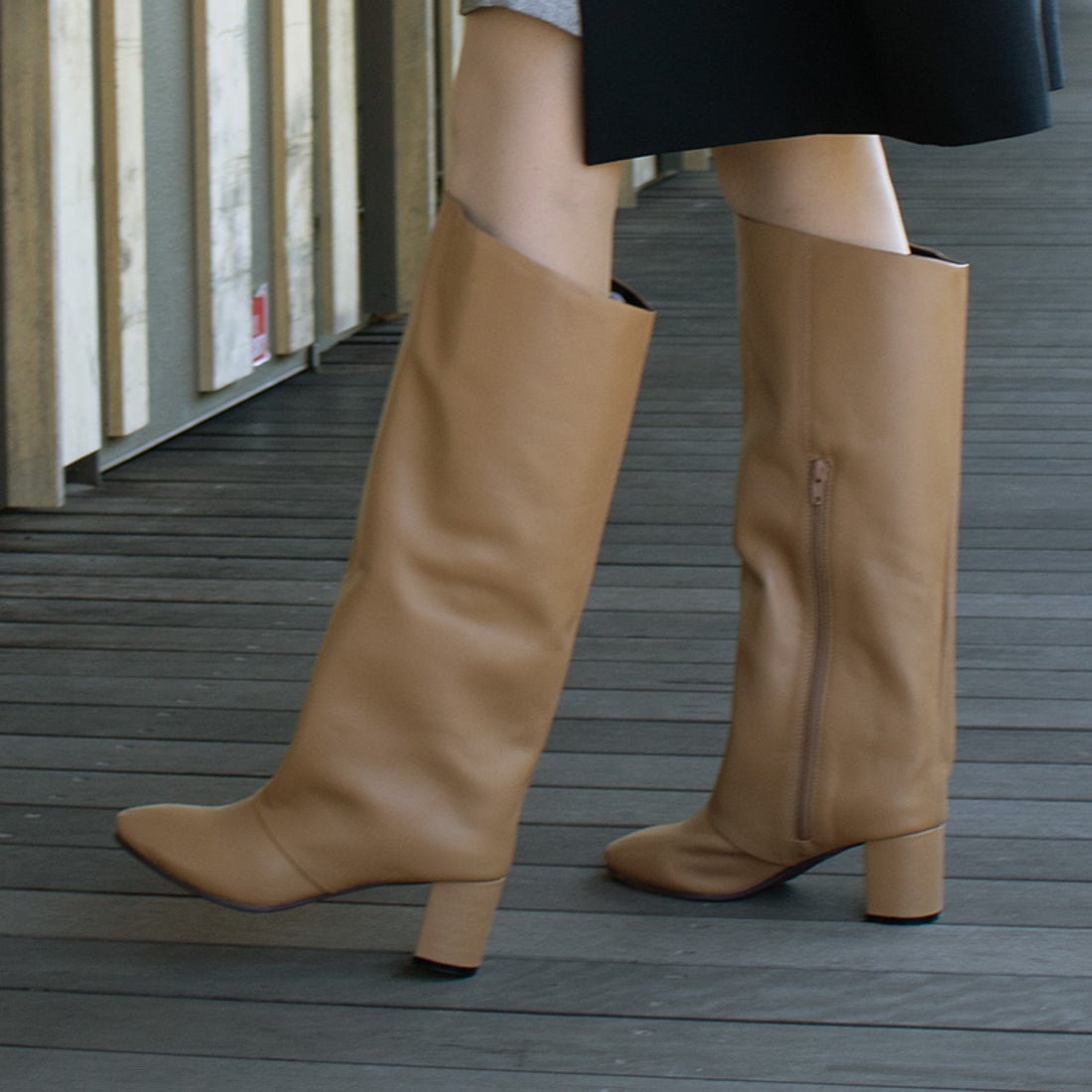 アルファキュービック ALPHA CUBIC Balancoire 本革 ワイドシャフト