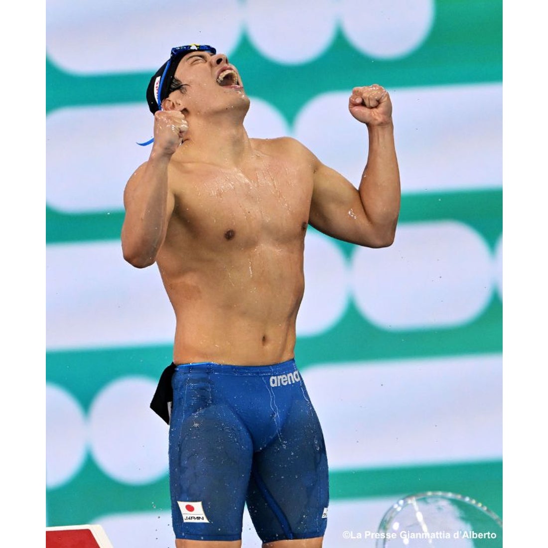 arena 【競泳水着｜アクアフォースストームMF】レーシングスパッツ