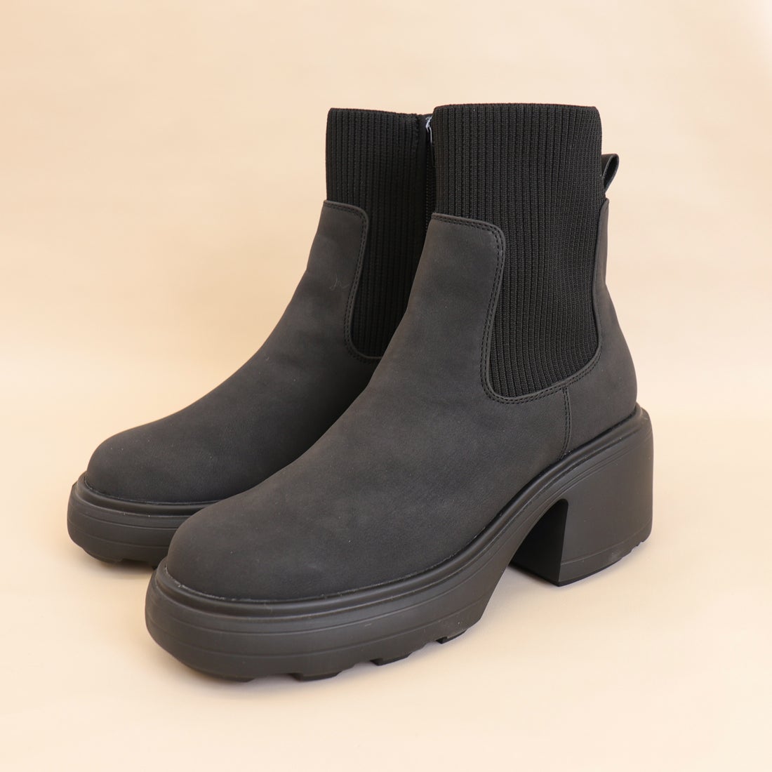 アルテミス バイ ダイアナ artemis by DIANA ニットコンビ厚底ブーツ