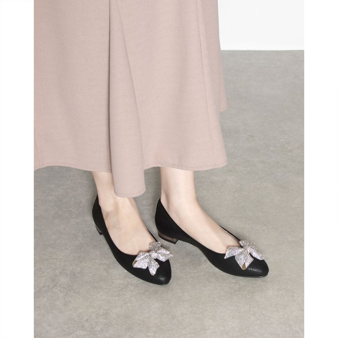 アルテミス バイ ダイアナ artemis by DIANA ラインストーンリボン