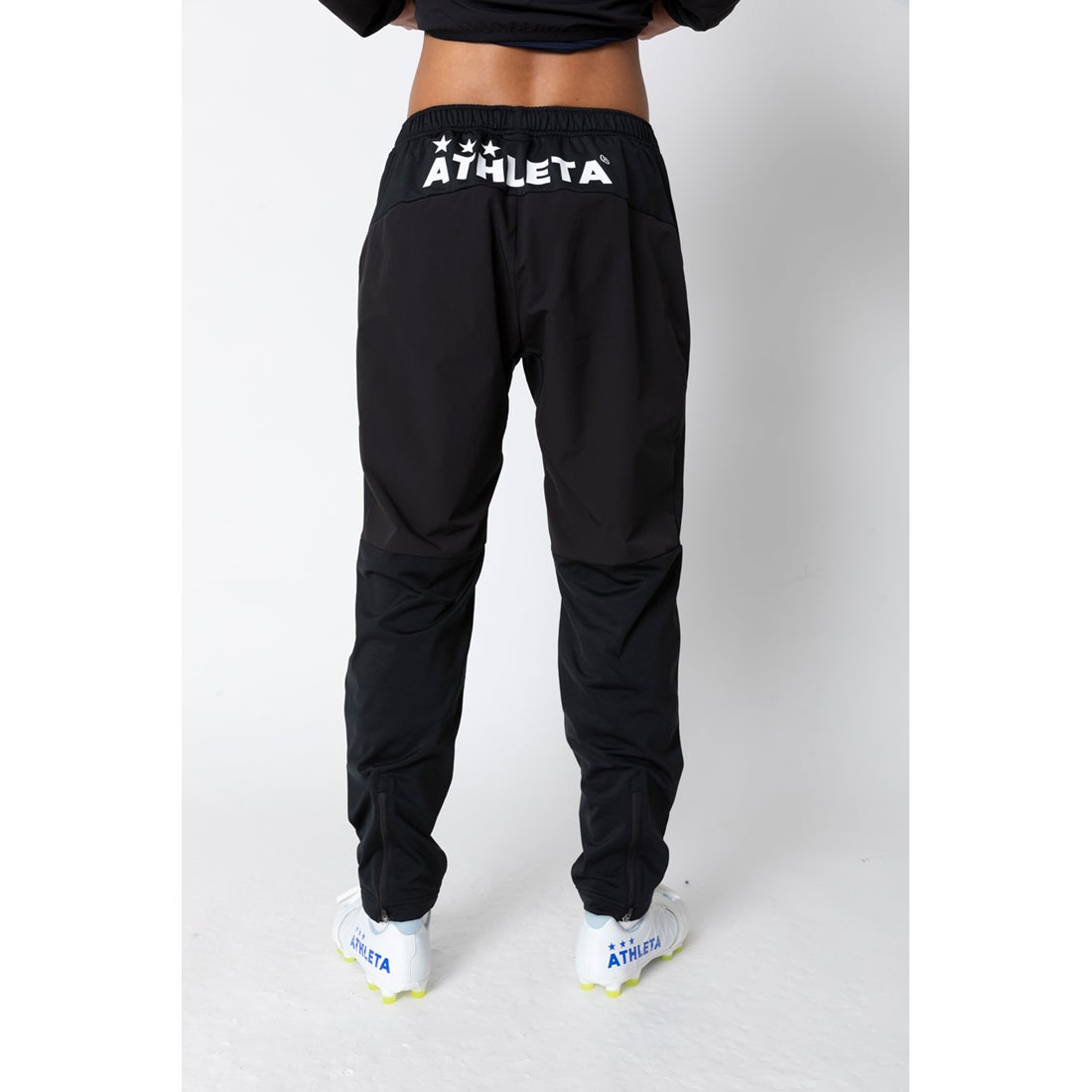 ATHLETA アスレタ 裏地付きストレッチウィンドパンツ(ブラック) 02435