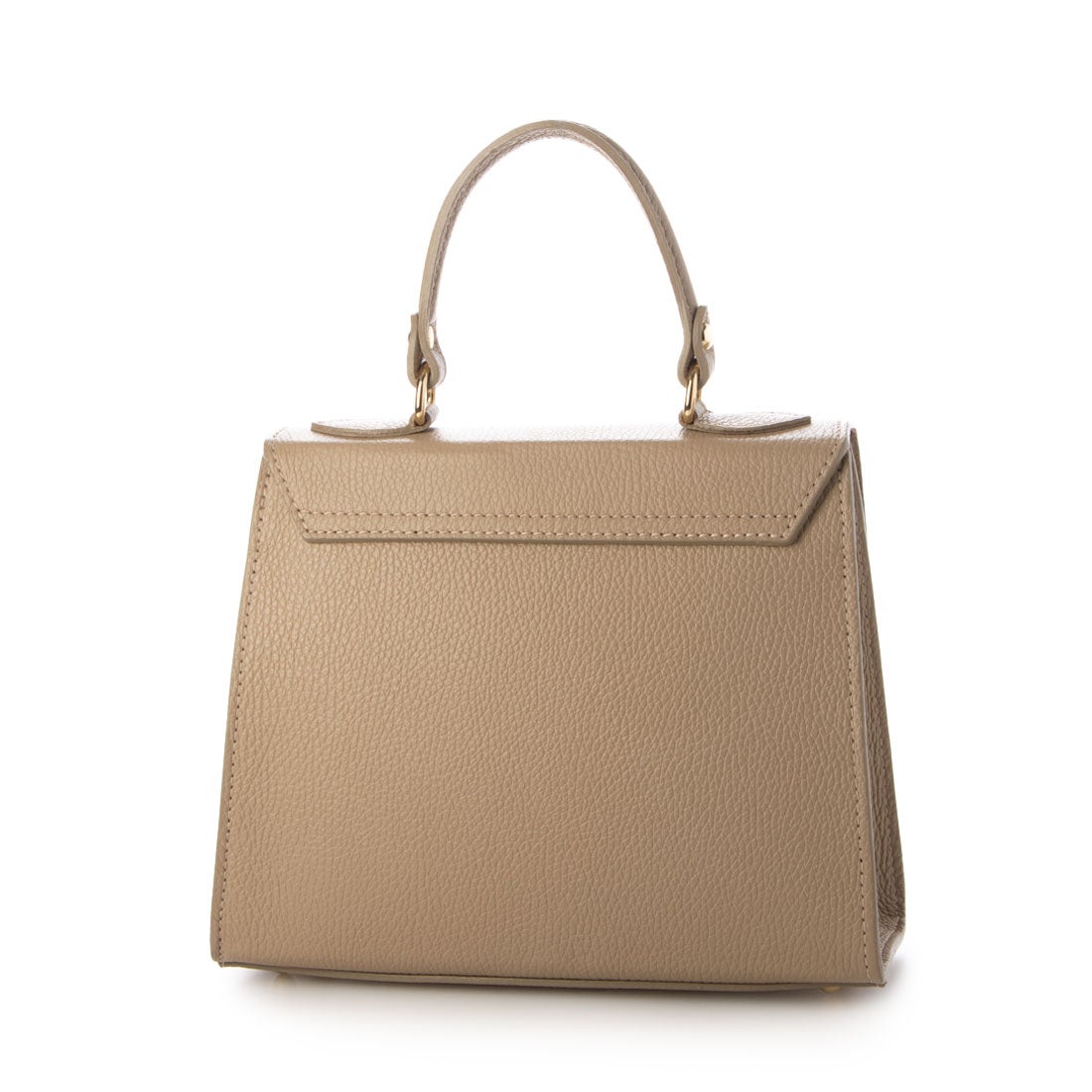 MADE IN ITALY】オウレンティ AULENTTI 金具付きレザーワンハンドル