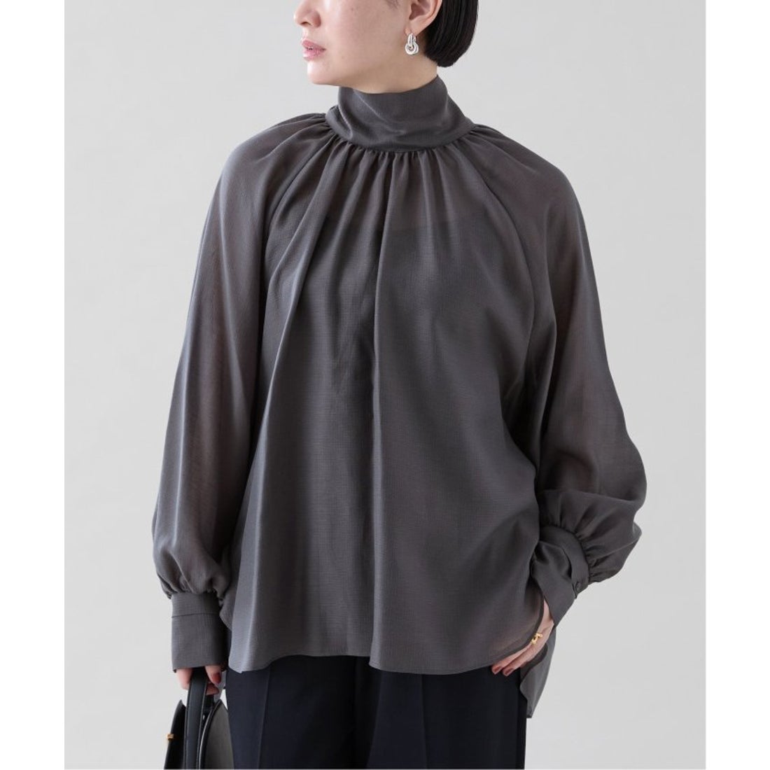 ヴェルメイユ パー イエナ VERMEIL par iena ボウタイブラウス