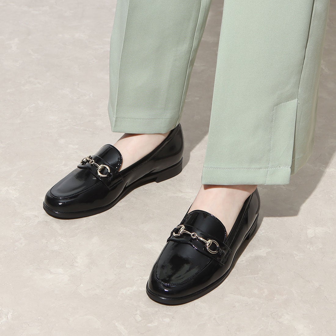 日本製】 バークレー BARCLAY 晴雨兼用 ビットローファー （BLKE） -靴