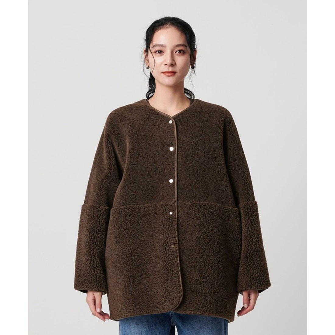 BEAUTY&YOUTH UNITED ARROWS 【WEB限定】ボア×フェイクムートン