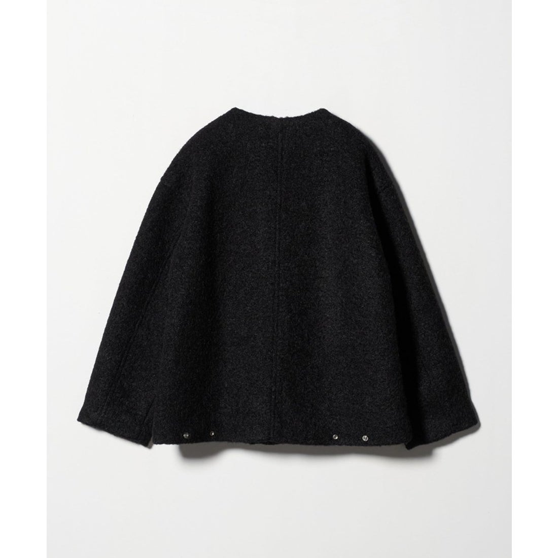 BEAUTY&YOUTH UNITED ARROWS ブークレー ノーカラーブルゾン （LT.GRAY