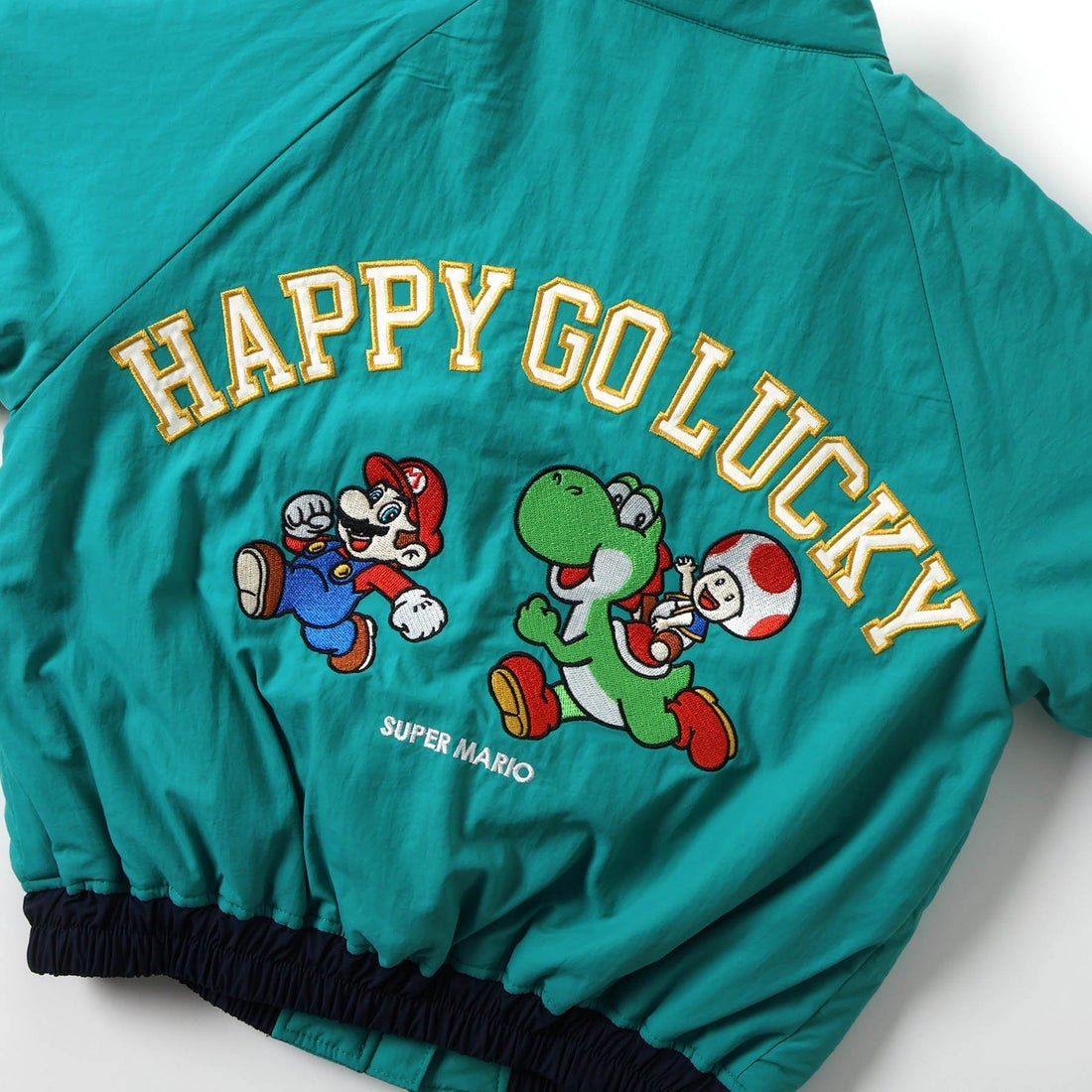 ブリーズ BREEZE スーパーマリオ 切替ジャケット （グリーン） -靴