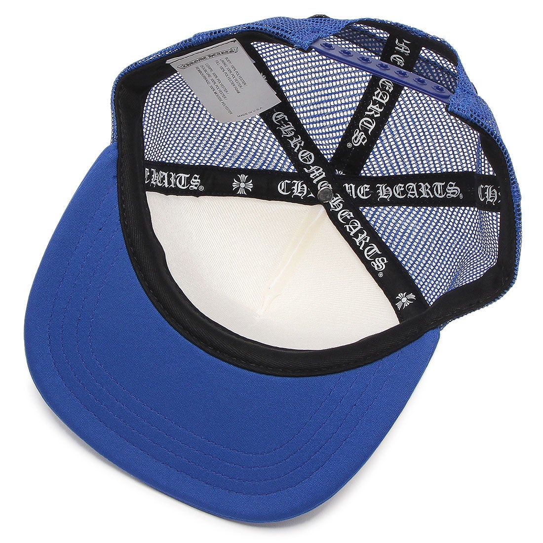 クロムハーツ Chrome Hearts 帽子 メッシュキャップ ブルー メンズ