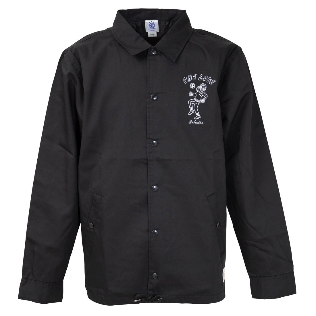 goleador ゴレアドール ONE LOVEコーチジャケット(ブラック) GM019 091