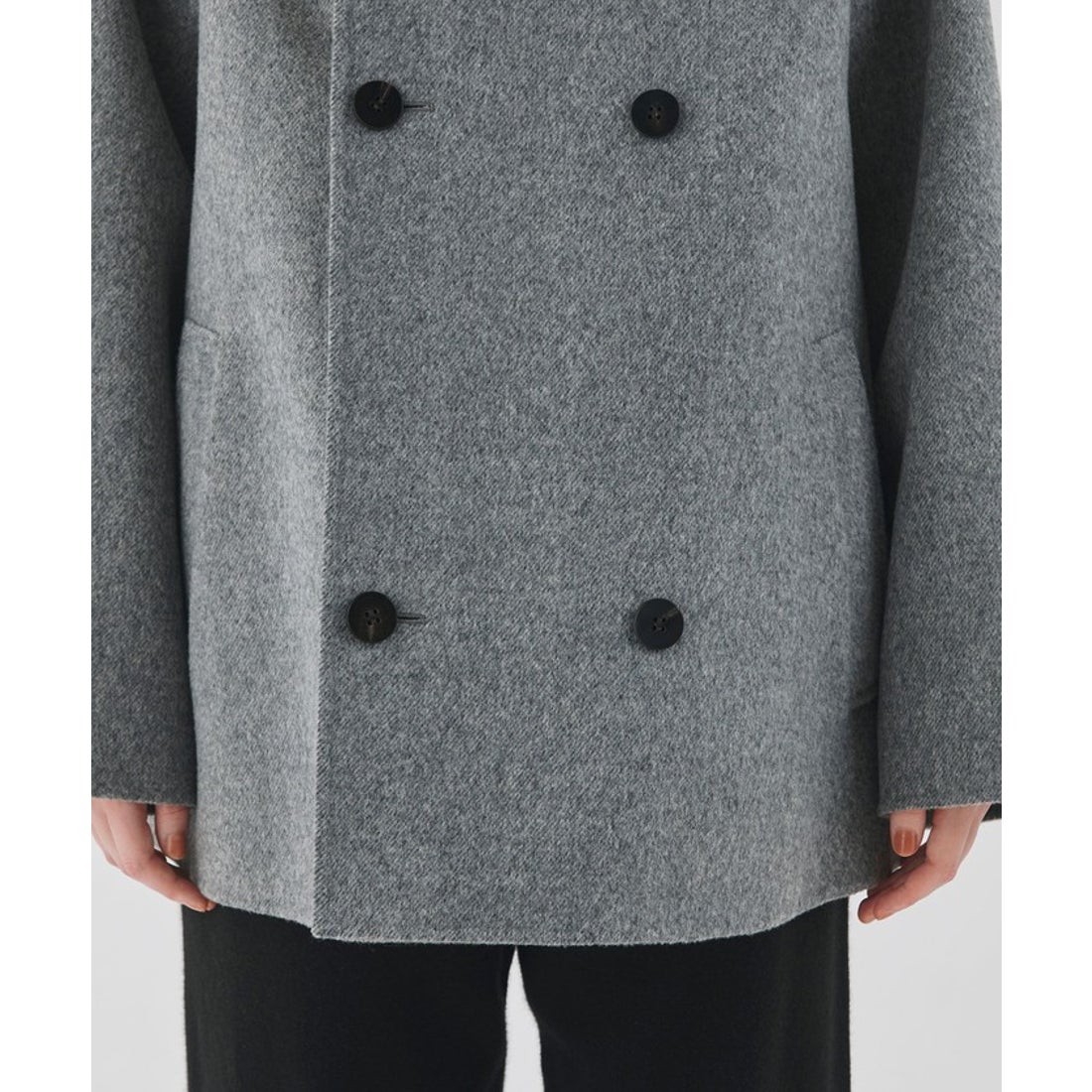 ギャルリー・ヴィー GALERIE VIE ウールダブルフェイス カラーレス