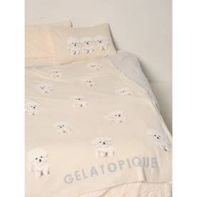 ジェラートピケ マルチカバー ビションフリーゼ オフホワイト 新品未