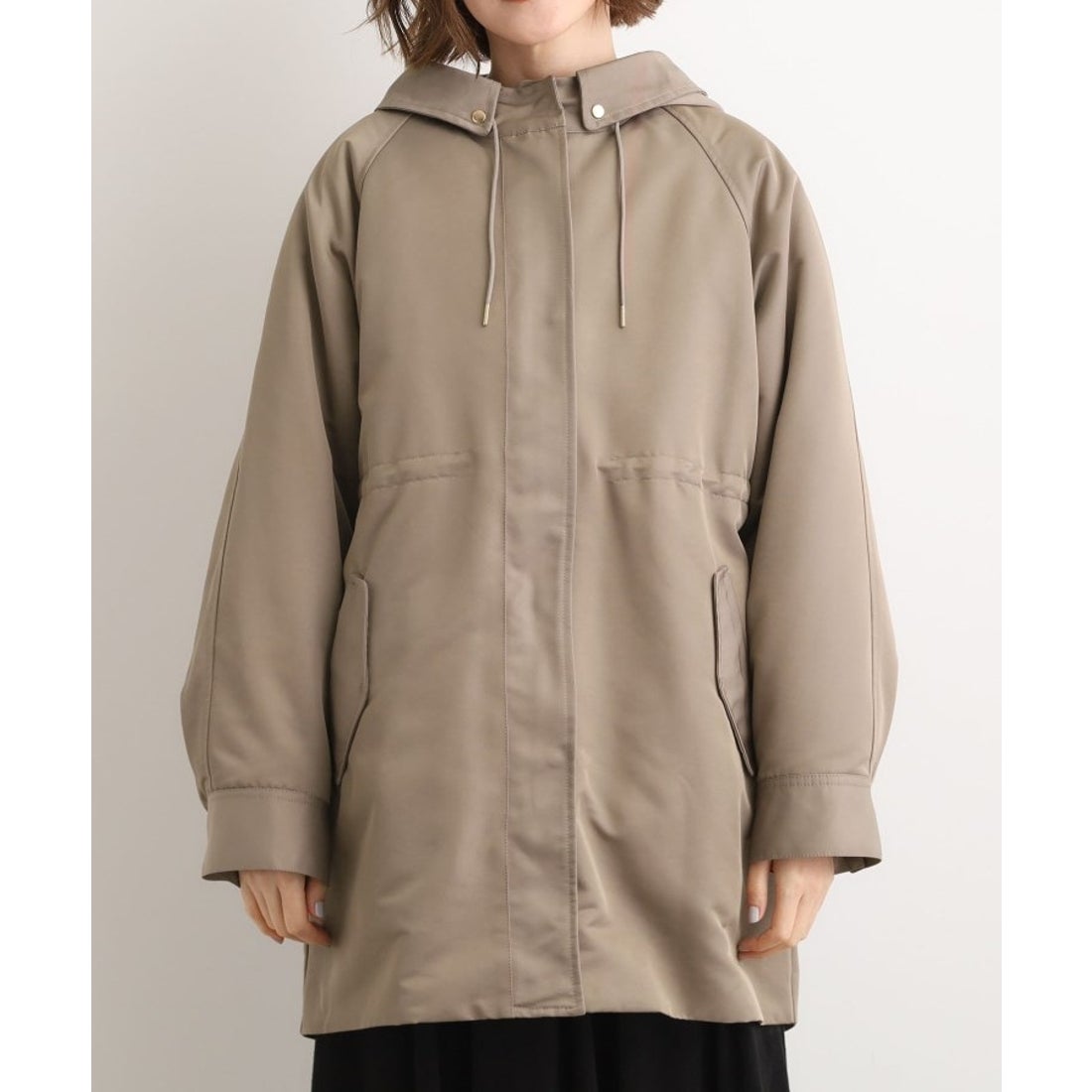 グローブ grove ボアライナー付き3WAYモッズコート （グレージュ(050