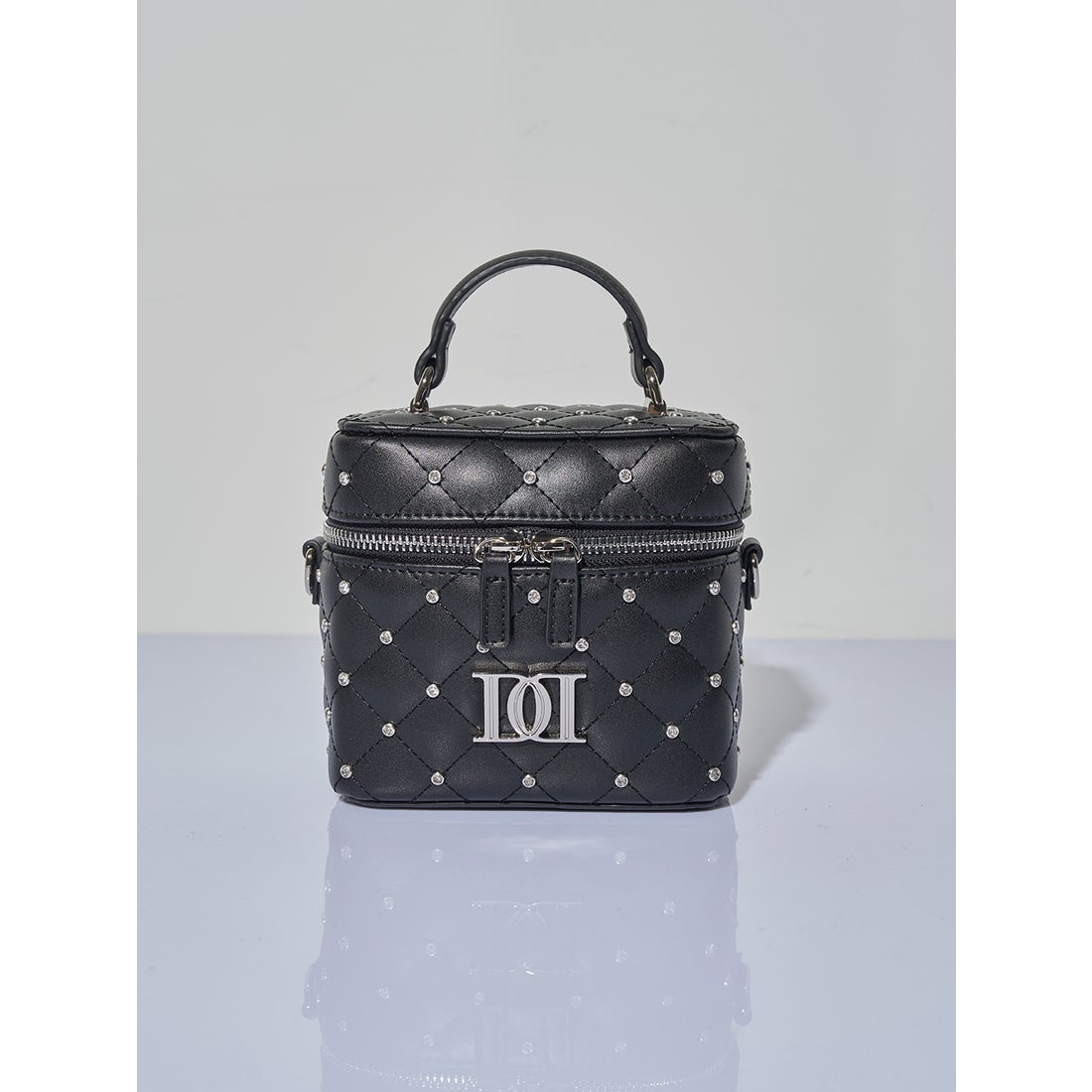 ダーリッチ Darich キルティングビジュースクエアミニバッグ