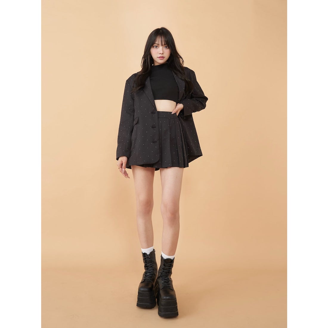 ダーリッチ Darich トリプルソールエンジニアブーツ （ブラック） -靴