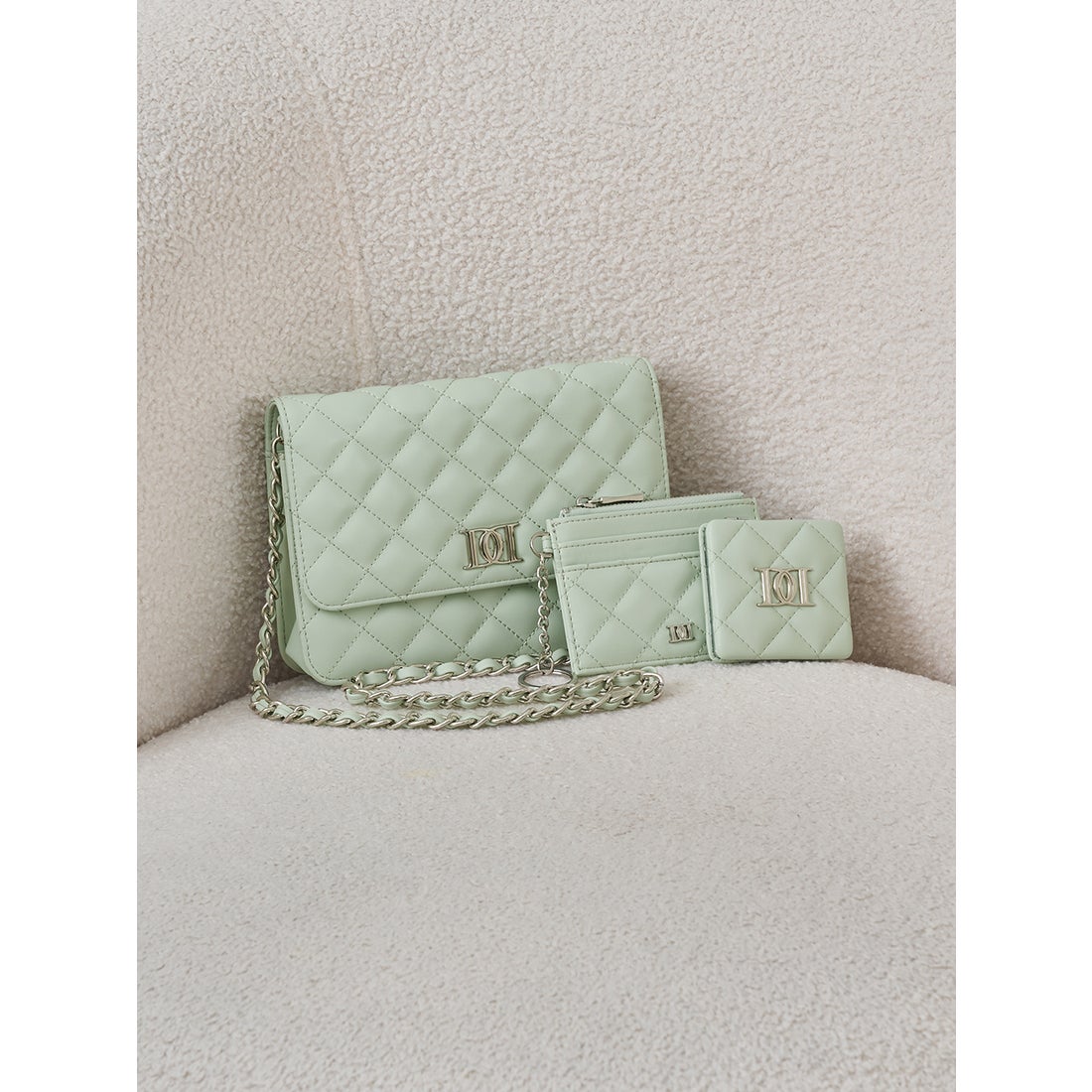 ダーリッチ Darich DDロゴキルティングトラベルセット （ミント