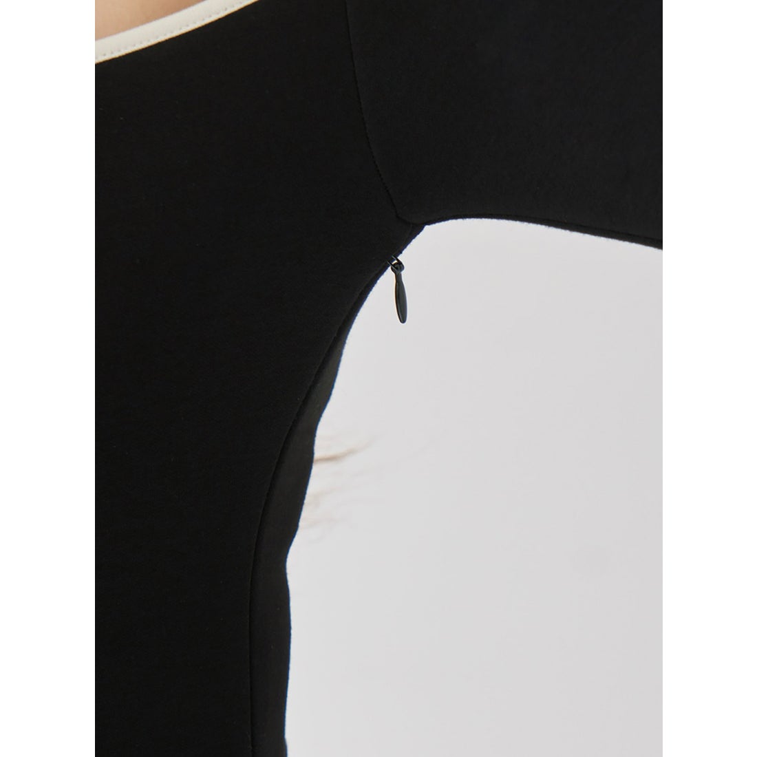 ダーリッチ Darich デザインネックリボンミニワンピース （ブラック