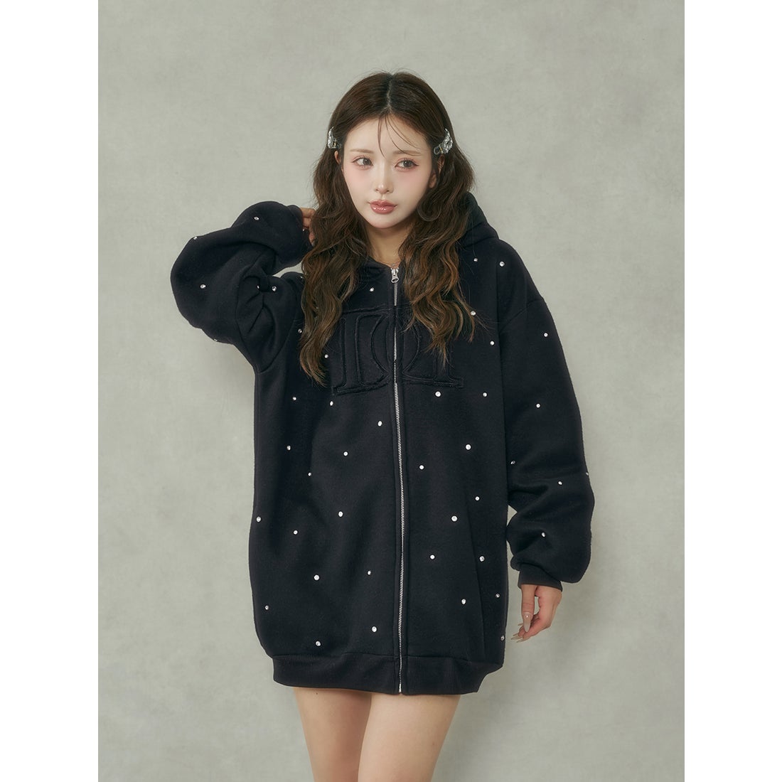 Darich DDロゴビジュージップパーカー ダーリッチ Darich DDロゴ