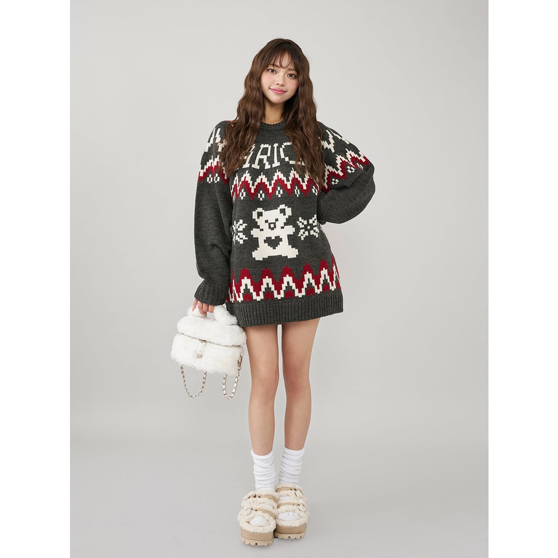 ダーリッチ Darich ノルディックベアニットプルオーバー