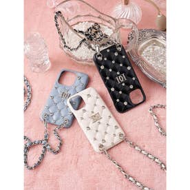 ダーリッチ Darich キルティングビジューiPhoneケース （アイボリー