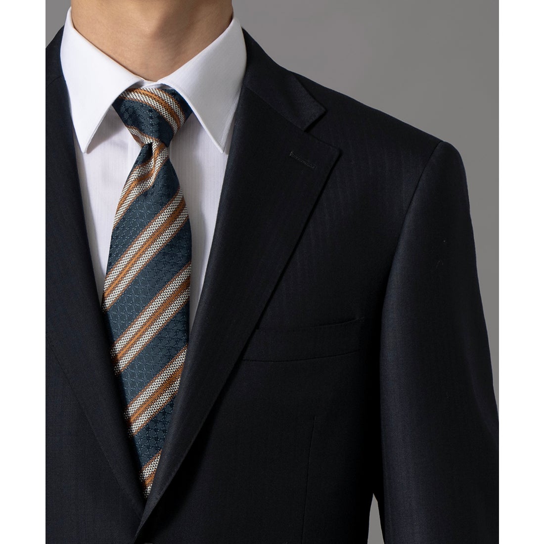 r.a.s.o. ネイビーシャドーストライプスーツ （ネイビー） -D'URBAN