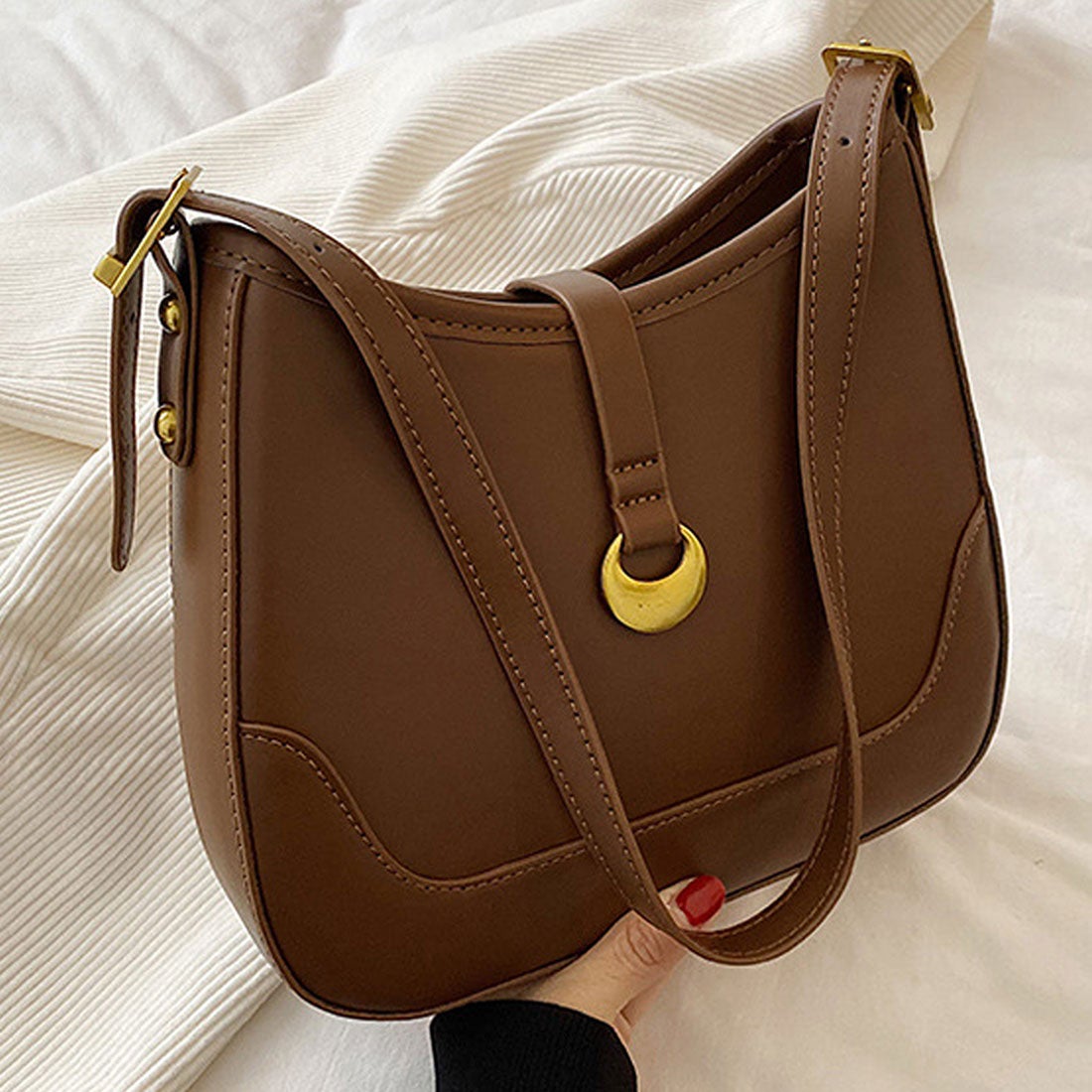 デューリリー Dewlily 2WAYフェイクレザーバッグ レディース かばん