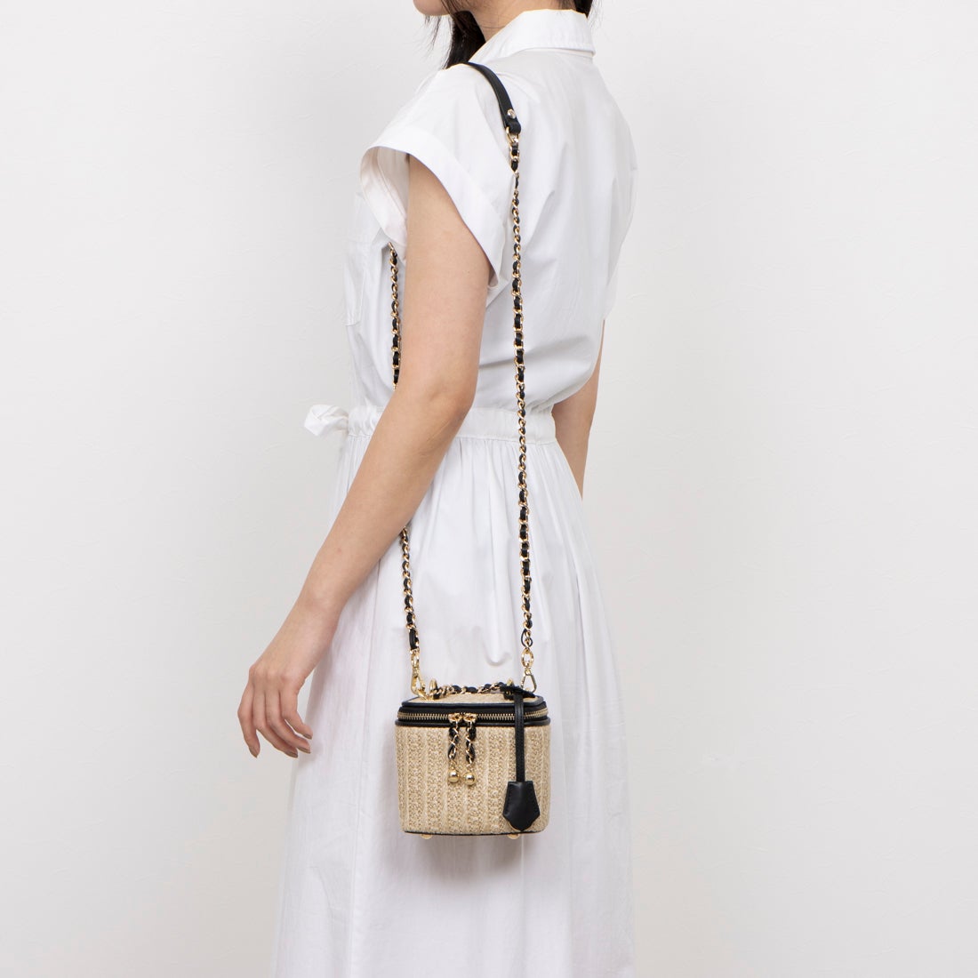 ダイアナ DIANA ハンドバッグ（Mサイズ） （ブラウン合皮スムース