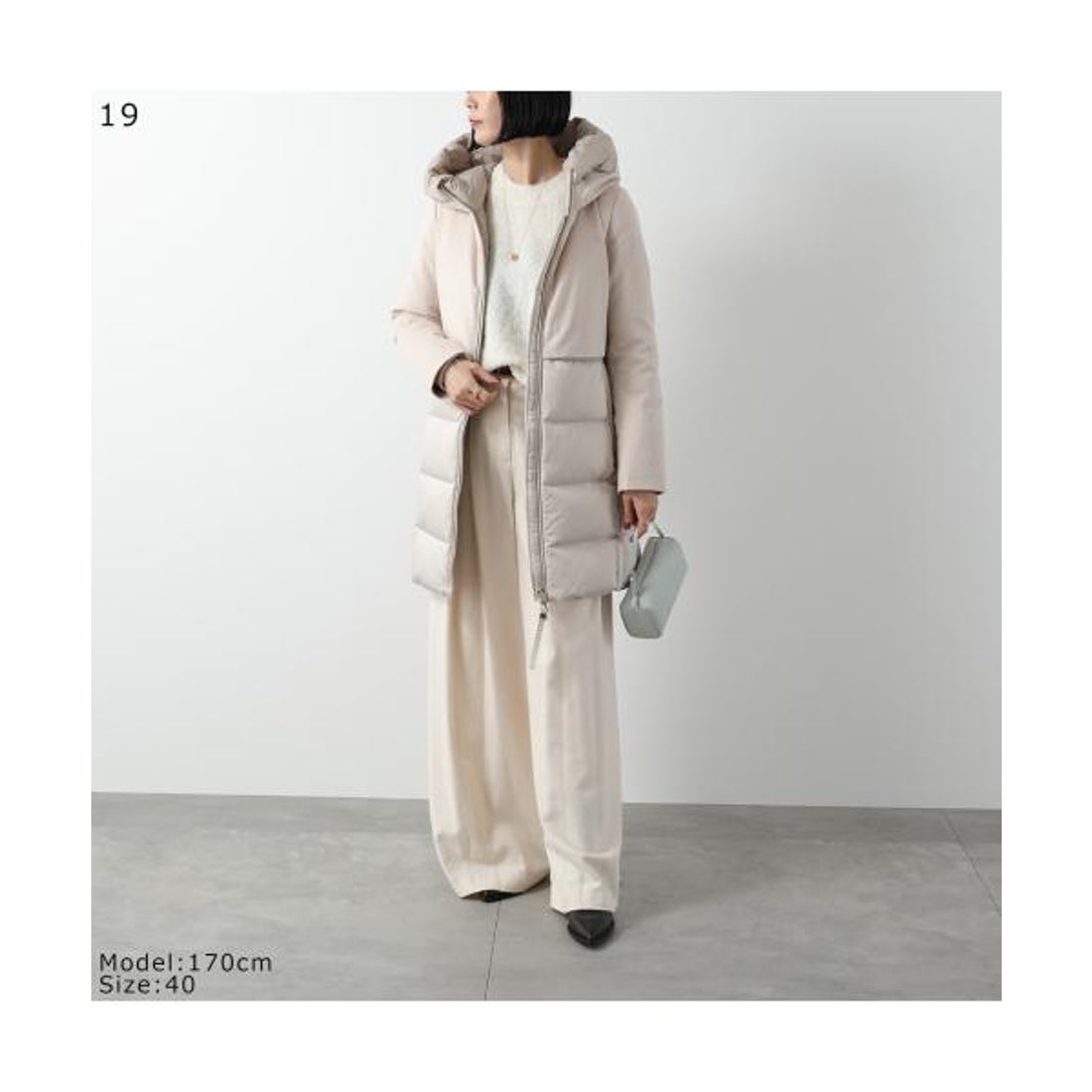 デュノ DUNO DUNO ダウンコート BALLON－X PRATO/MEST ウール切替