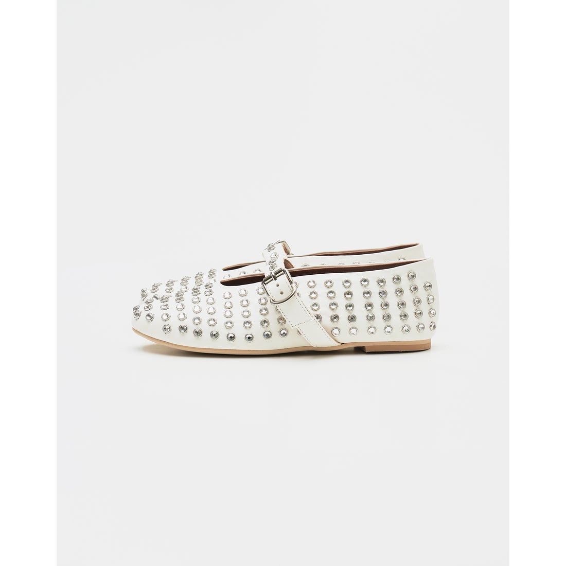 スタッズ メリージェーン （アイボリー スムース） -Emma Francis