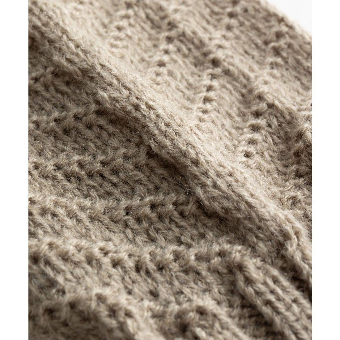 エモニーク emonique ニットアームウォーマー アームカバー （LT.GRY